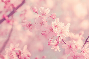 Obraz premium イラスト, 春, サクラ, さくら, 桜, 花, 木, サクランボ, 全盛期, ブランチ, とぶ, ピンク, sakura, 自然, フローラル, 日本人, 文科系, 咲く, デザイン, 模様, ベクター, 植える, 日本, 花, 季節, 葉, 美しさ, すごい, イラスト, サマータイム, フレーム, ウォーターカラー