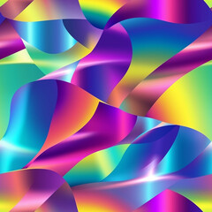 Fototapeta premium holographic smooth shiny background