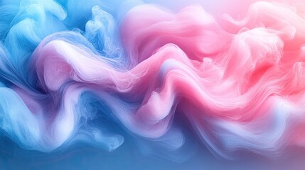 Obraz premium Abstract mix of pastel colored inks swirling. Possible use Background, wallpaper, design element