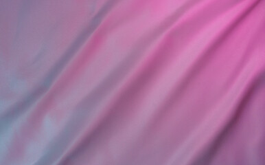 Pink and purple gradient fabric background with soft folds