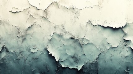 Obraz premium Peeling paint on weathered wall; grunge texture background; architectural backdrop; design inspiration; possible use in illustrations, posters, or website backgrounds