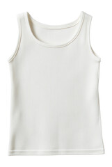 PNG Off white tank top with a square neckline clothing ribbed cotton.