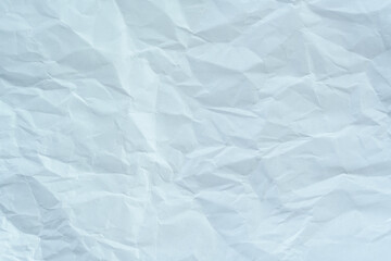 Crumpled white paper texture background