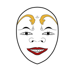 indonesian topeng, mask