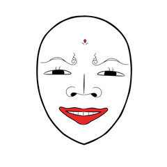 indonesian topeng, mask