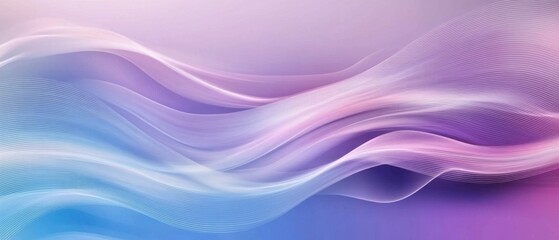 Obraz premium Abstract flowing lines background with a gradient of blue and purple hues, creating a smooth and elegant design Perfect for websites, presentations, or any project needing a touch of modern artistry
