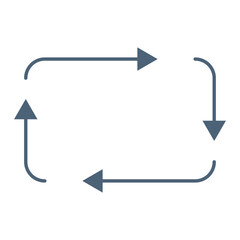 線画で表現されたサークルのアイコン	