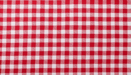 Red and white checkered tablecloth pattern. Tablecloth seamless pattern. Red color.	