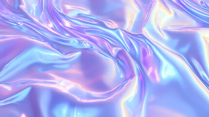 Obraz premium Fond texture holographique lumineux bleu violet. Opalescent Skies. Illustration