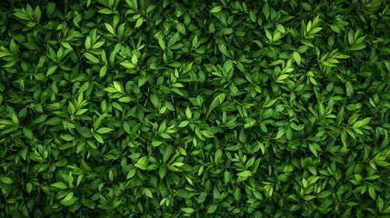 Obraz premium A lush green leafy plant texture with vibrant foliage creating a natural and serene background