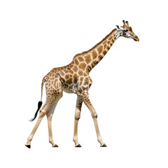 giraffe isolated on white