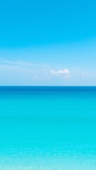 Obraz premium blue sea and blue sky