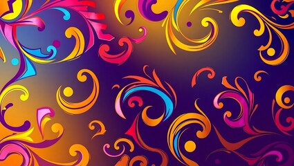 Fototapeta premium abstract background with flowers