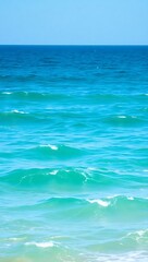 Fototapeta premium blue sea and blue sky