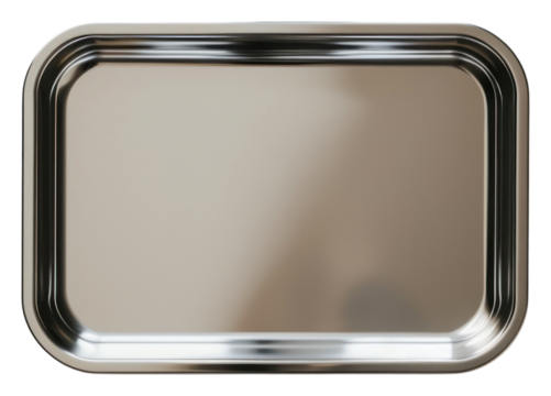 PNG Disinfection Cotton Tray stainless steel tray white background rectangle.