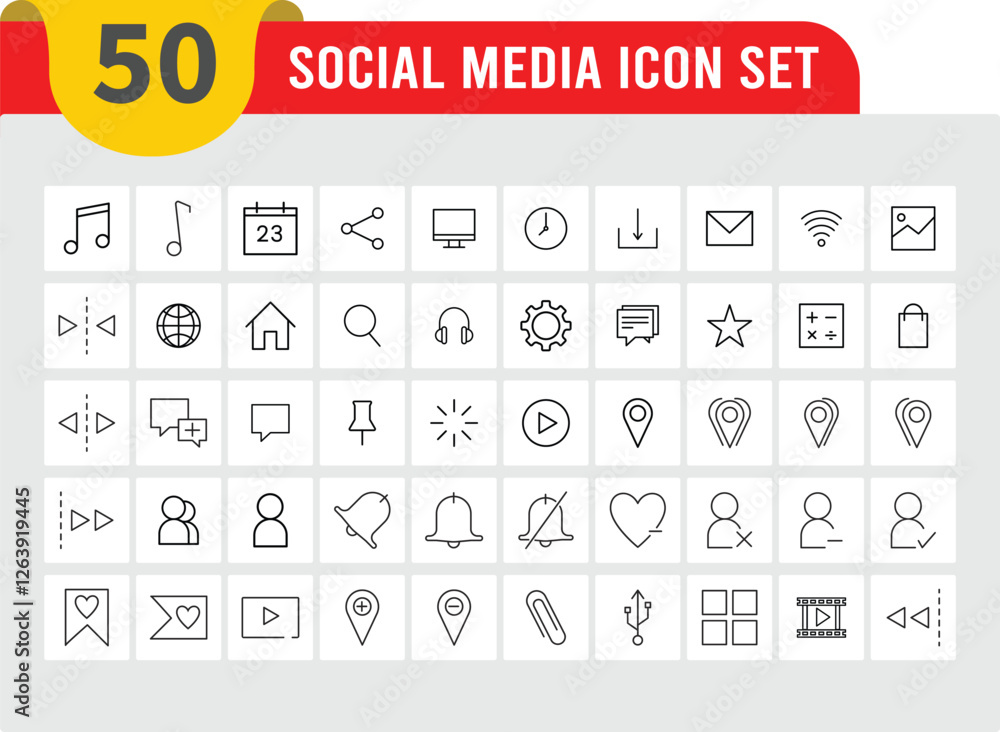 Aufkleber contact icon collection. editable stroke line vector. small user interface line icon symbols for app