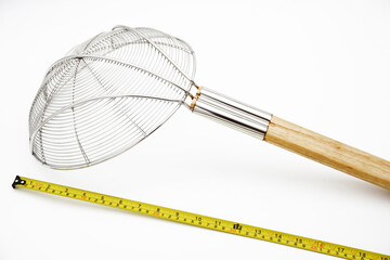 Kitchen supplies kitchenware stainless steel colander for cooking frying and oil filtering