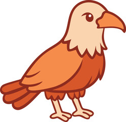 Forest animal eagle icon