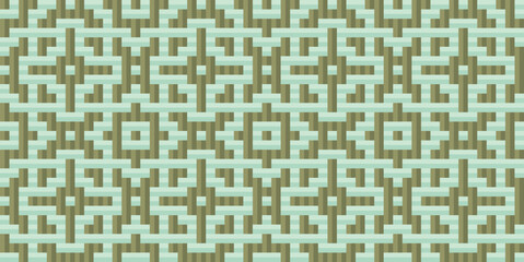 seamless traditional woven pattern called Anyaman