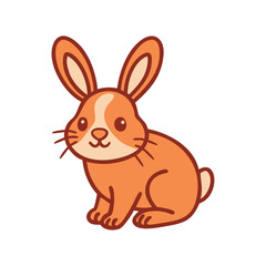 Forest animal rabbit icon