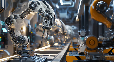 Fototapeta premium close up of a car engine