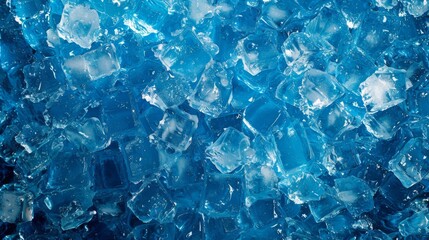 Obraz premium icecube background,icecubes texture,icecubes wallpaper,ice helps to feel refreshed and cool water from the icecubes helps the water refresh your life and feel good.ice drinks for refreshment business.