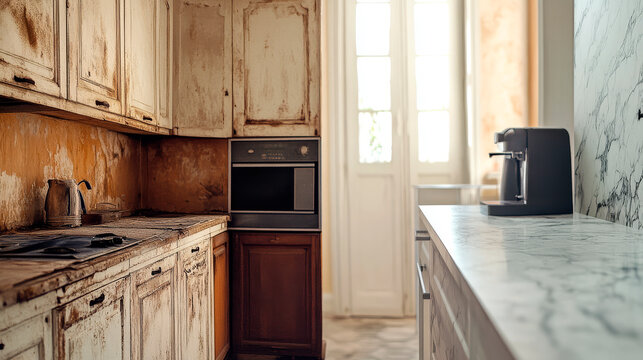 Before and After of a Kitchen Renovation