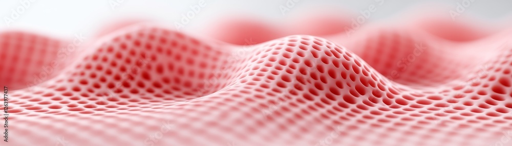 Aufkleber dynamic 3d wave model, a captivating visualization of fluid motion in art and design