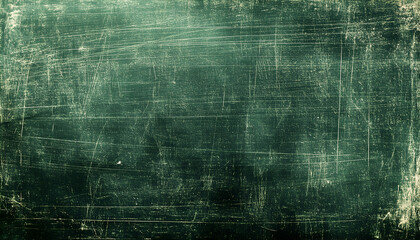 Deep teal green textured background with distressed, scratched surface; ideal for design projects needing a vintage or grunge aesthetic.