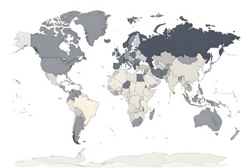 Global Country Shading by Value