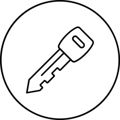 Car Key Icon