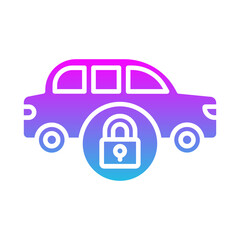 Locked Car Icon