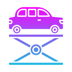 Hydraulic Car Icon