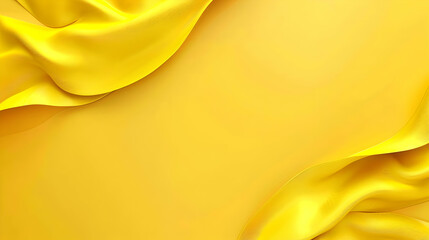 Obraz premium Vibrant yellow fabric draping elegantly, creating a smooth backdrop for various designs