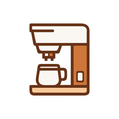 Modern coffee espresso machine