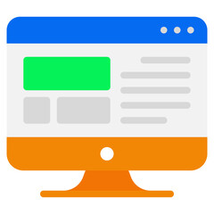 Obraz premium Stylish Computer Monitor for Enhanced Viewing Experience