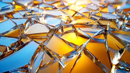 Shattered Glass Abstract Background Texture - Abstract backgrounds