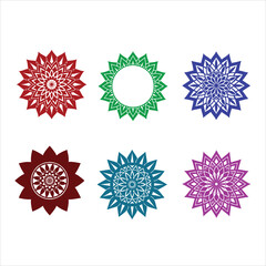 Mandala vector illustration set 3.