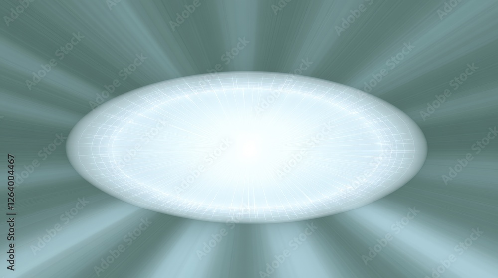Poster ethereal swirling nebula of light with radiant patterns and soft color transitions in a cosmic space