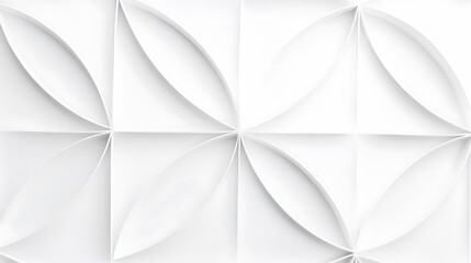 Abstract white architectural design, repeating pattern, wall surface, modern design, background, presentation, 3D model