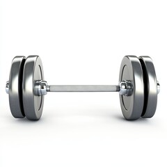 Naklejka premium barbell, 3d style imitation, cartoon icon, white background