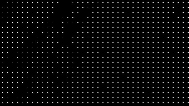 4k grunge halftone dots textured loop animation