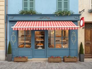 French Bakery Shop Exterior