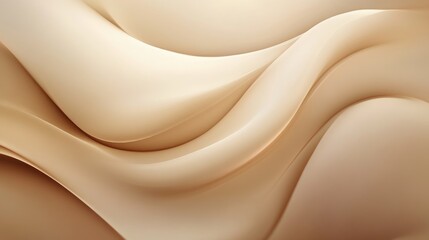 Obraz premium Abstract smooth curves of shapes twisting and turning, with a soft, flowing visual appearance on a gradient backdrop.