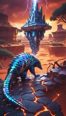 Oil tanker at night wallpaper