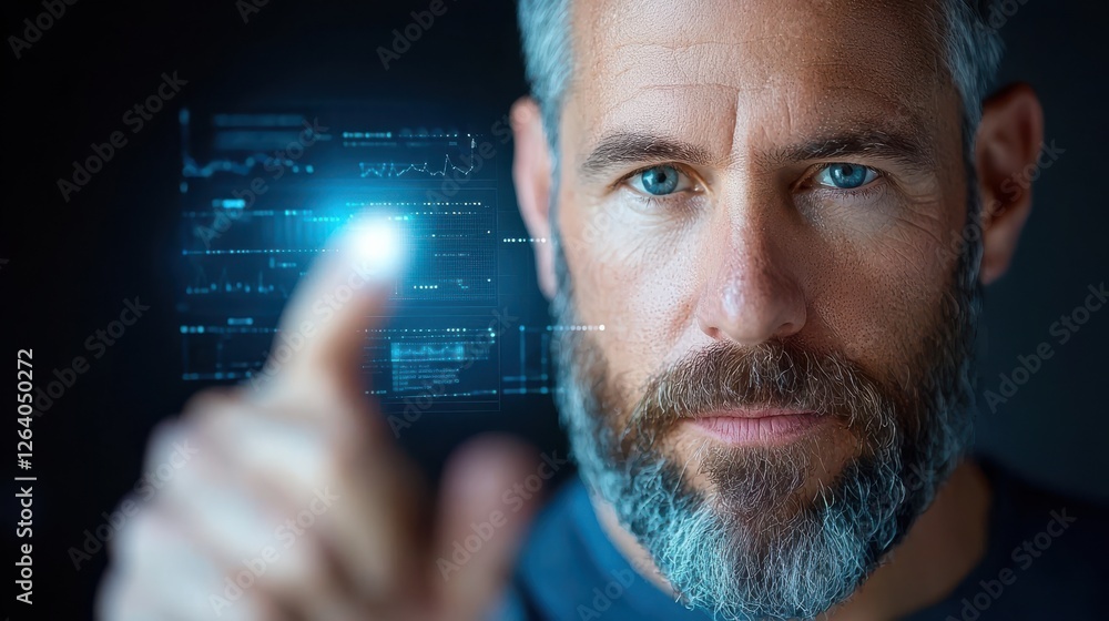 Poster dynamic corporate strategist leading data driven digital transformation in the modern enterprise fut