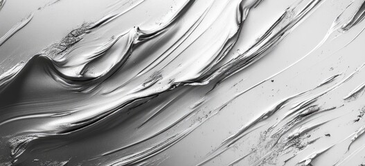 Abstract Silver Paint Texture Background