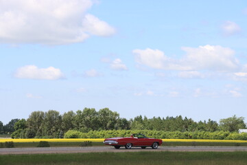 Classic Cars on Highway 11