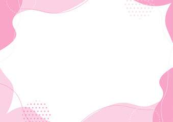 お洒落な幾何学模様のフレーム