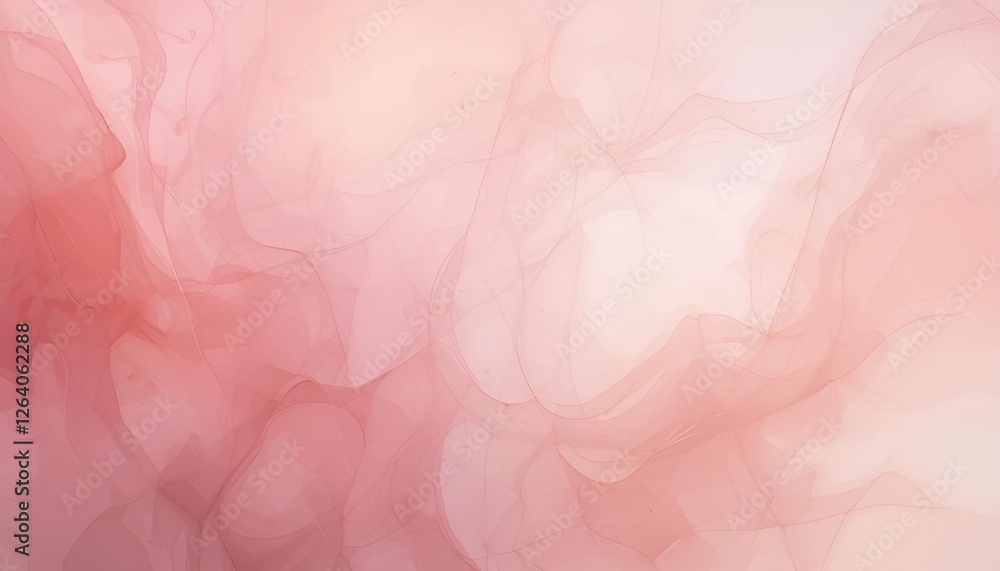 Poster this image displays a soft pastel pink abstract visual with flowing textures and a gentle gradient, 